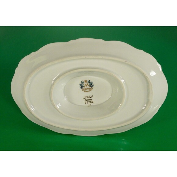 Mitterteich LILAC Gravy Boat with Attached Underplate Bavaria Germany - Picture 5 of 7